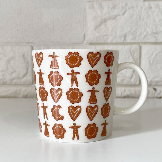 アラビア ARABIA ジンジャーブレッドクッキー クリスマス マグ ピエタリ・ポスティ 2004年限定 北欧雑貨 ◎