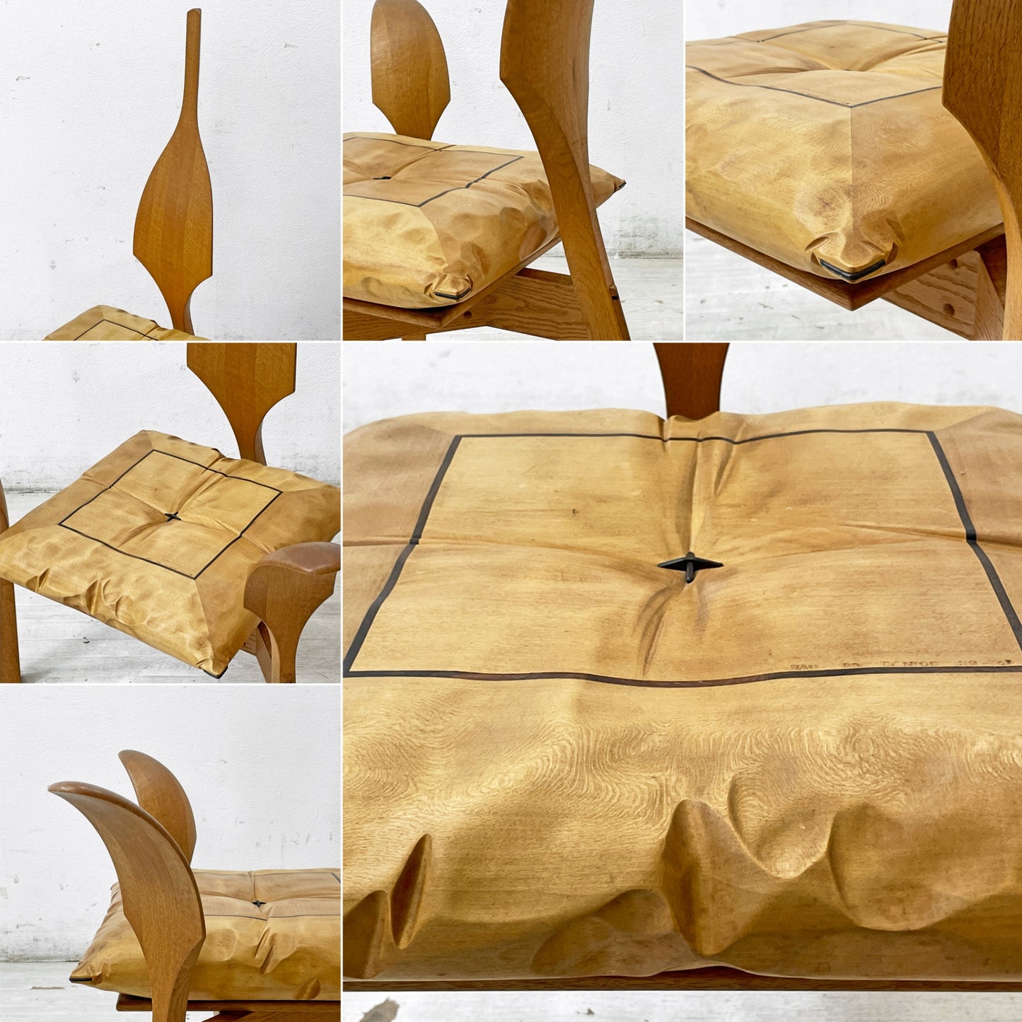 クラフトファニチャー Craft furniture 木ション パーソナルチェア ラウンジチェア アームレスチェア 無垢材 大門 嚴 バウ工房 BAU ●