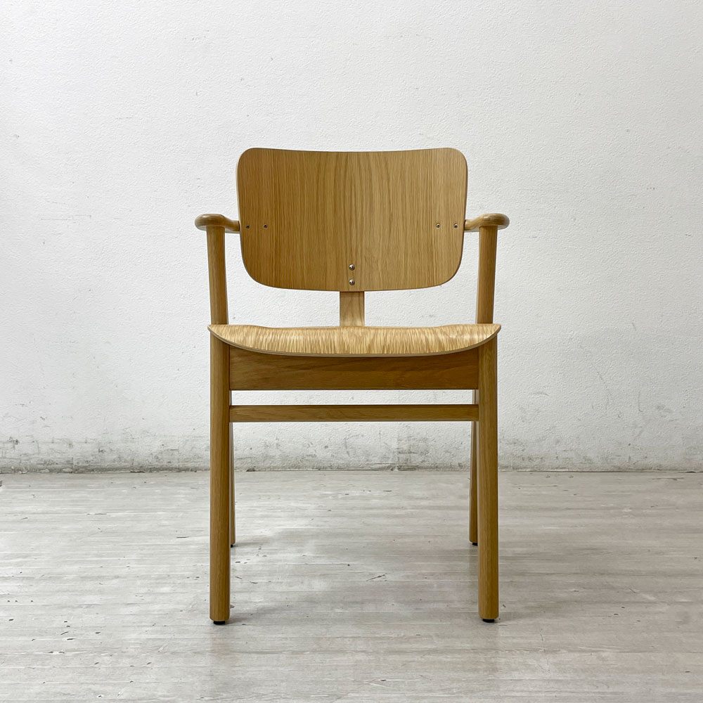 アルテック artek ドムスチェア Domus Chair ダイニングチェア オーク材 板座 ラッカー イルマリ・タピオヴァーラ 定価￥¥143,000- ●