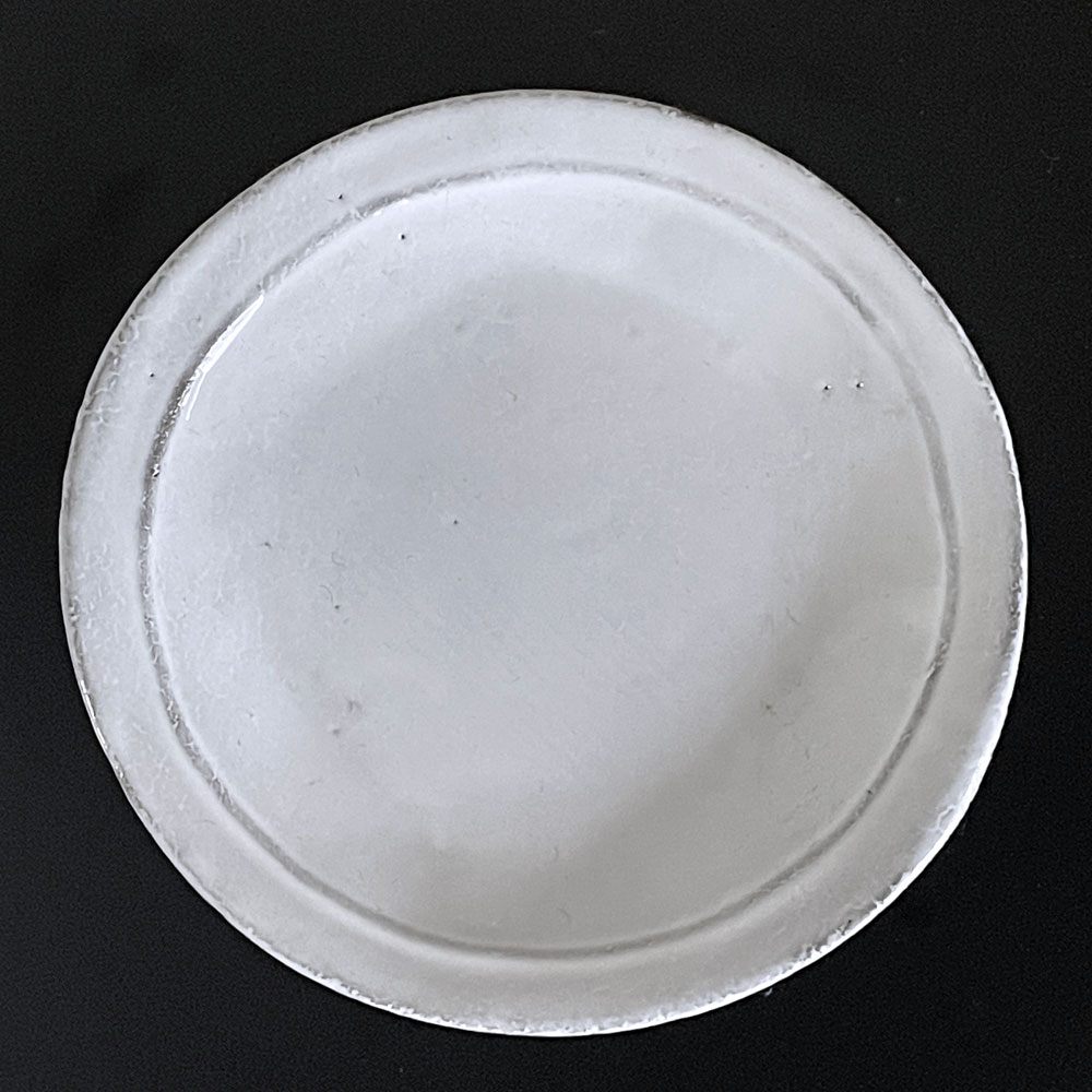 アスティエ・ド・ヴィラット Astier de Villatte シンプル Simple スモールプレート フランス Φ14cm A ■