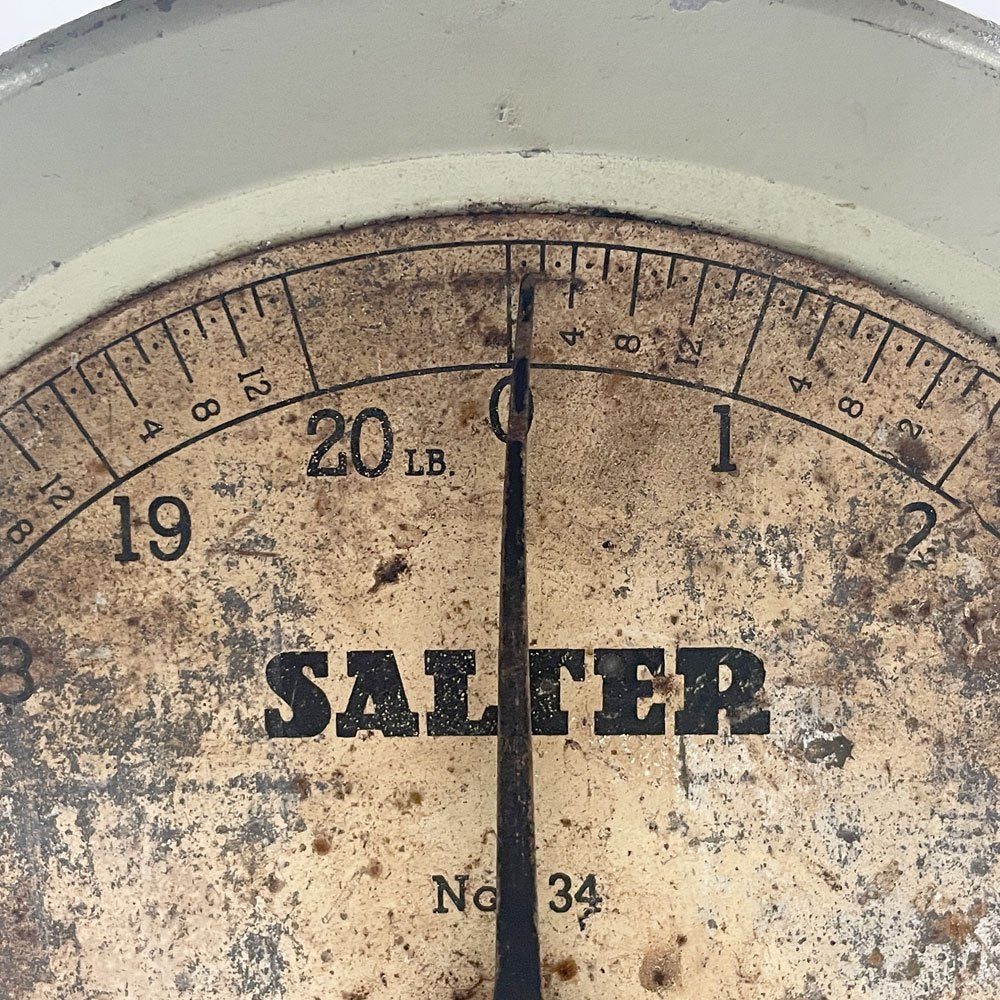 ソルター SALTER キッチンスケール ソルター NO.34 はかり 20LB by 1oz ディスプレイ 店舗什器 インテリア イギリスアンティーク ★