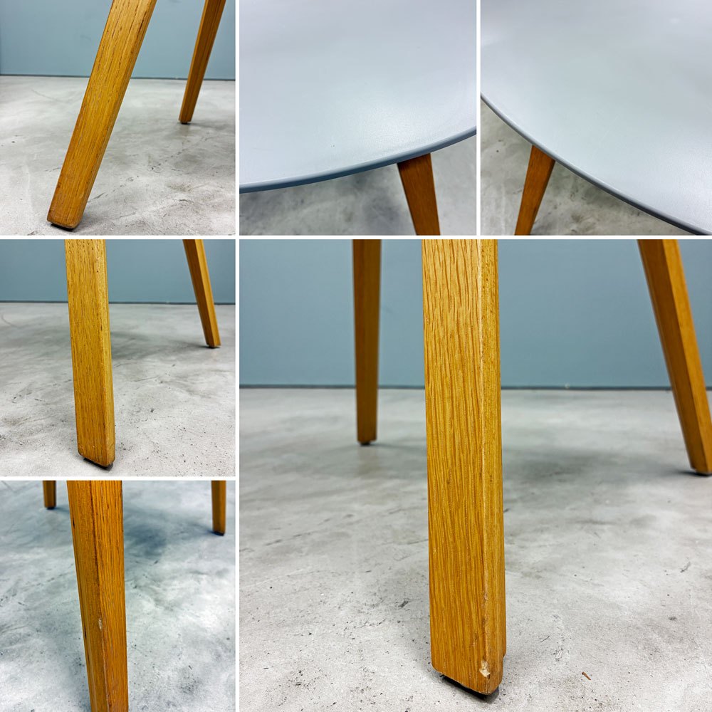 ヘイ HAY アバウト ア チェア ABOUT A CHAIR AAC22 アームチェア ダイニングチェア コンクリートグレー ヒー・ウェリング 北欧モダン デンマーク 定価￥59,400- ◎