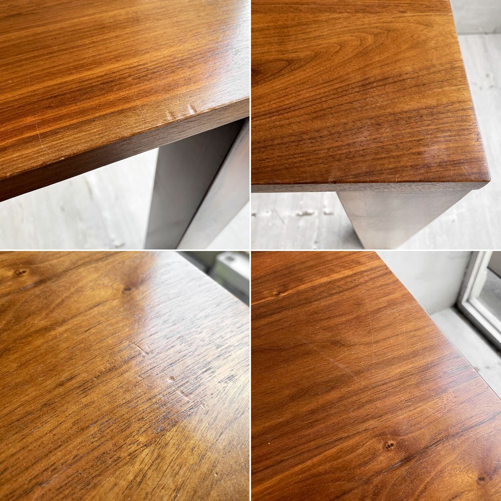 アール・テック R-TEC イージー ダイニングテーブル Easy Dining Table ウォールナット無垢材 モダンデザイン 国産 大川家具 ♪