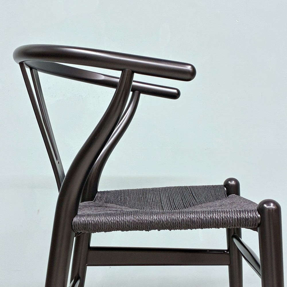 カールハンセン＆サン Carl Hansen & Son CH24 Yチェア ブラックラッカー×ブラックペーパーコード ビーチ材 ハンス・J・ウェグナー デンマーク 北欧家具 ◎