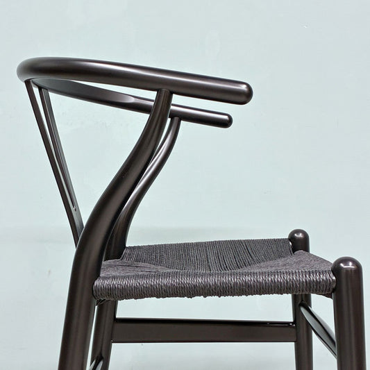 カールハンセン＆サン Carl Hansen & Son CH24 Yチェア ブラックラッカー×ブラックペーパーコード ビーチ材 ハンス・J・ウェグナー デンマーク 北欧家具 ◎