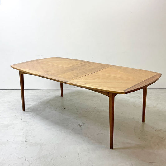 USビンテージ US Vintage エクステンション ダイニングテーブル W162.5-213cm 伸長式 ウォールナット材 北欧スタイル ミッドセンチュリー ●