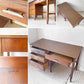 ビーピージョン B.P.John Furniture 片袖 デスク 机 4ドロワー デコラトップ 米軍家具 ミッドセンチュリー USビンテージ ★