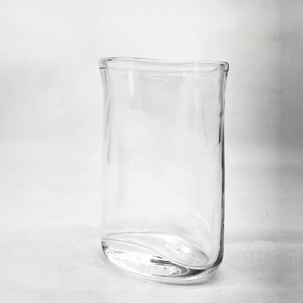 サイモン・ピアス Simon Pearce ガラス フラワーベース glass FlowerVase H13cm 花瓶 ハンドメイド アメリカ ●
