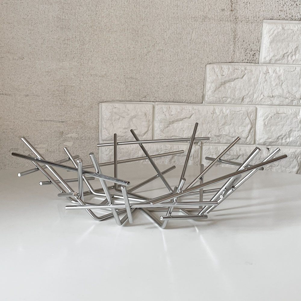 アレッシィ ALESSI フルーツボウル バスケット フェルナンド＆ウンベルト・カンパーナ ステンレススチール W34cm イタリア ◎