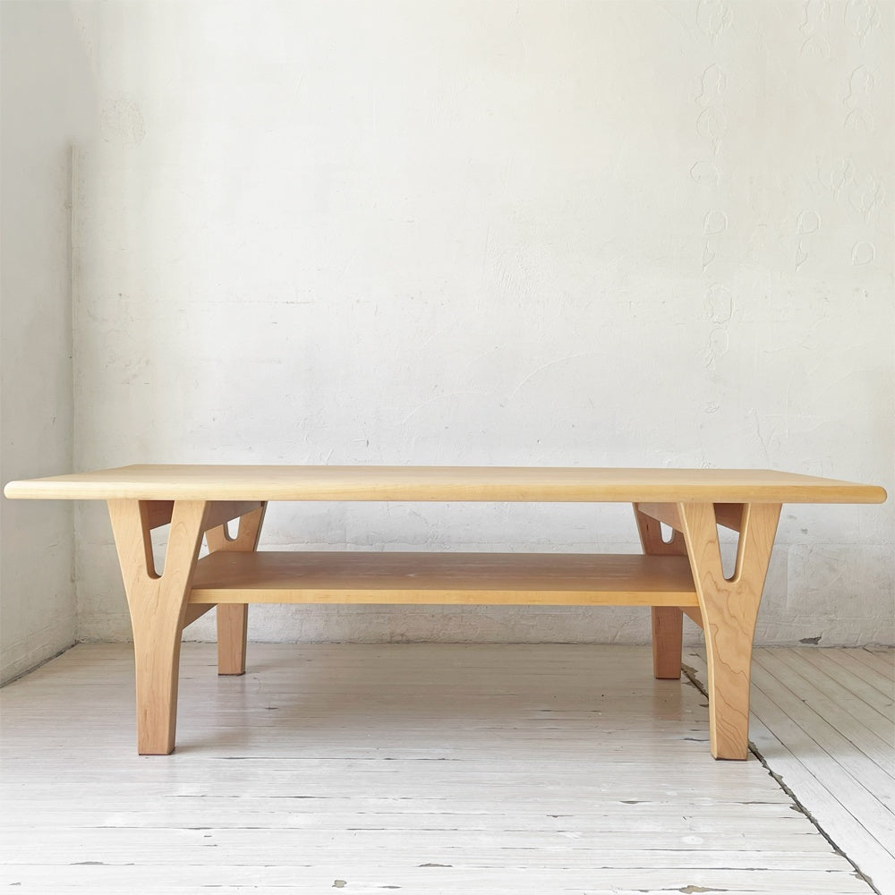 イバタインテリア Ibata interior メープルリッチ Maple Rich リビングテーブル W120cm 飛騨家具 ★