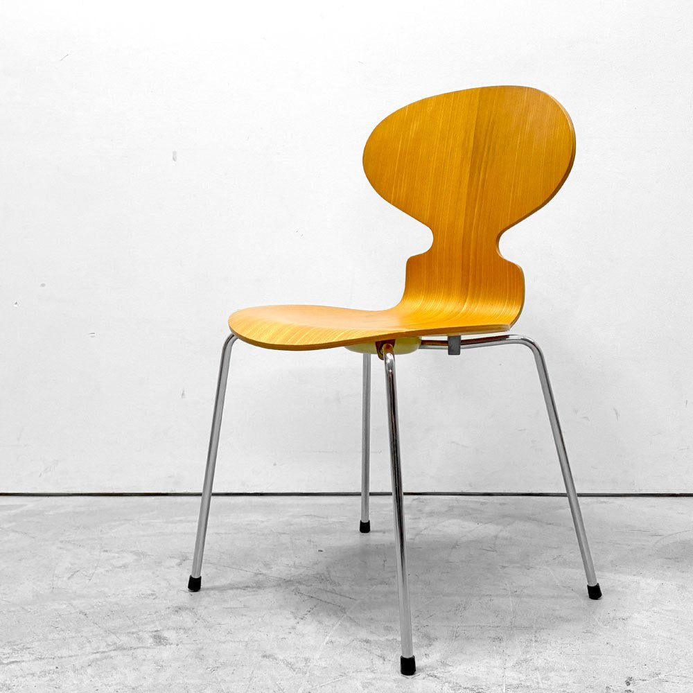 フリッツハンセン Fritz Hansen 3101 アリンコチェア アントチェア 4本脚 ナチュラルビーチ ラッカー仕上げ アルネ・ヤコブセン E ●