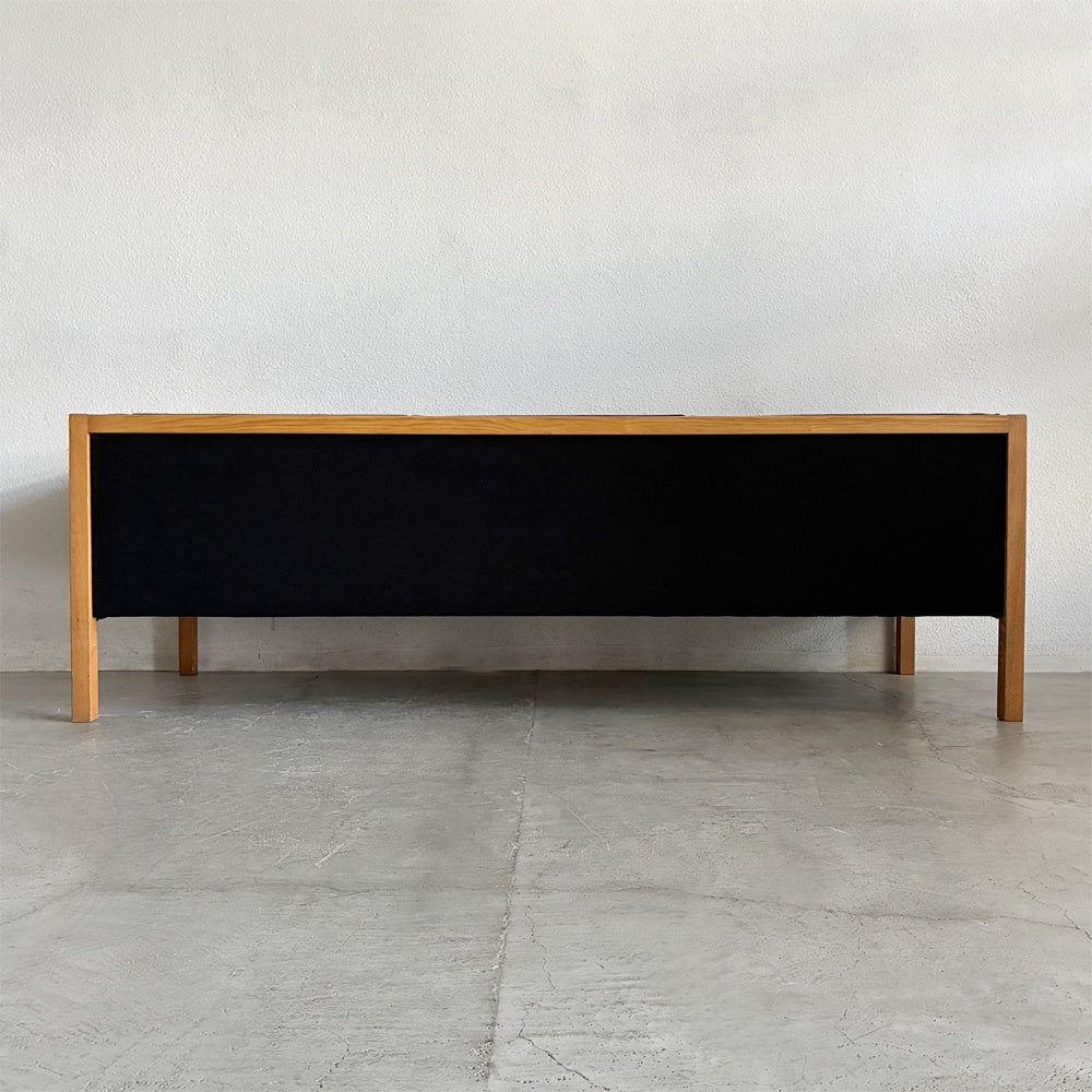 ハーマンミラー Herman Miller ビンテージ ネルソン キューブ グループ シーティング ソファ 3シーター W1940 Nelson Cube Sofa 76" ブラック ミッドセンチュリーモダン 〓