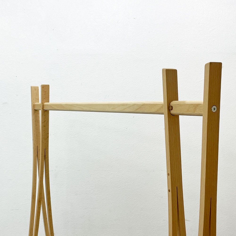 ジリオ Zilio A&C トララ TRA-RA コートスタンド ビーチ材 安積朋子 イタリア製 美品 ●