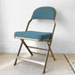 クラリン CLARIN フォールディングチェア FOLDING CHAIR フルクッション 折り畳み ティールカラー US家具 P.F.S.取扱 定価￥30,800- ★