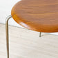 フリッツハンセン Fritz Hansen ビンテージ 3170 ドットスツール 3本脚 チーク材 アルネ・ヤコブセン Arne Jacobsen デンマーク 北欧家具 ★