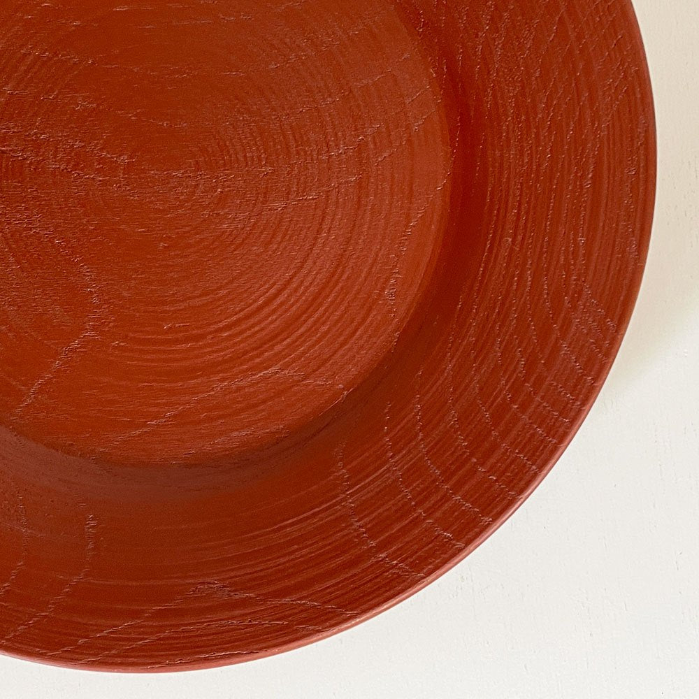 赤木明登 Akito Akagi パスタ皿 赤 nurimono 約21cm 漆器 輪島塗 現代作家 C ◎