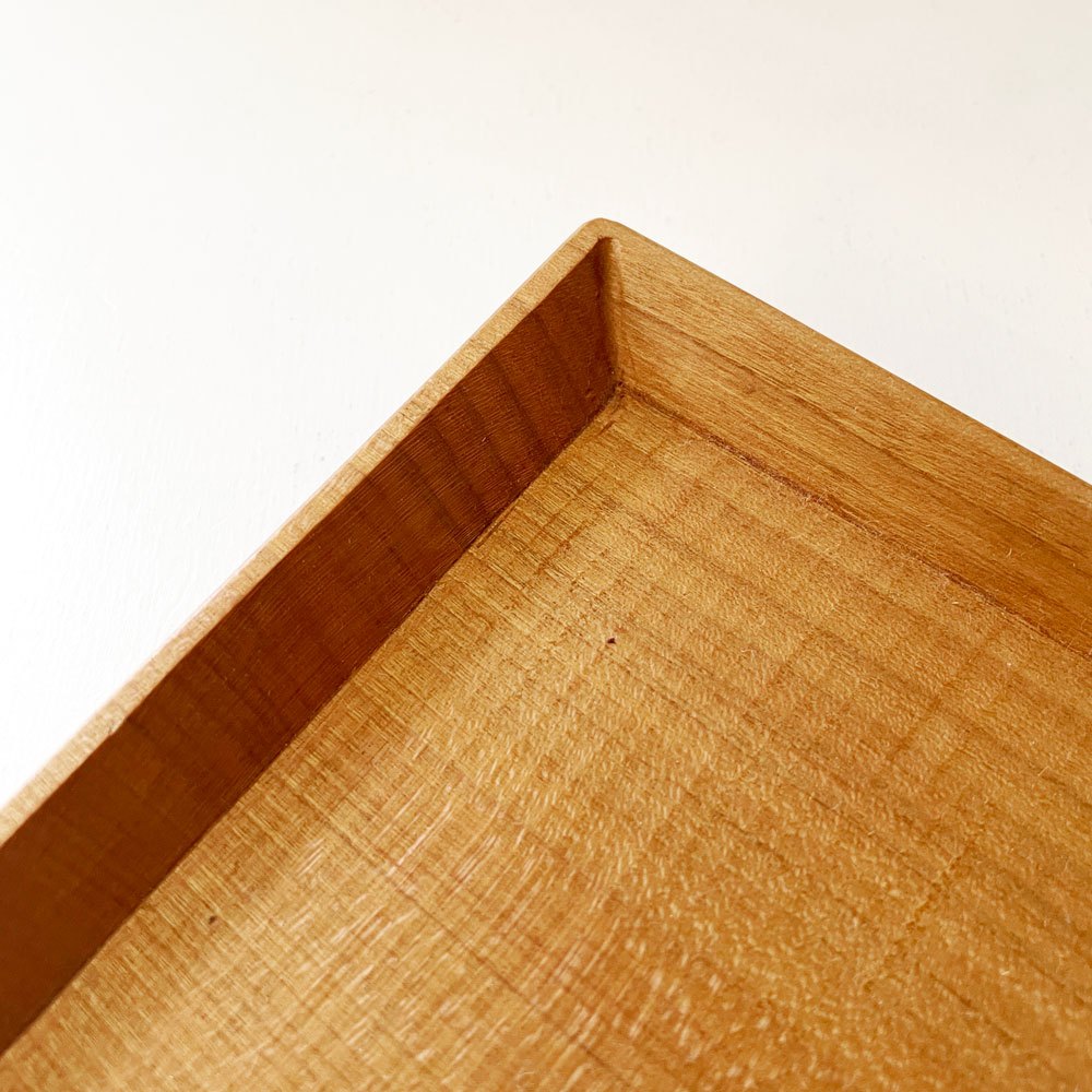 富井貴志 Takashi Tomii バケット皿 長角盆 トレイ 40×12cm ナラ材 木工 現代作家 Style-Hug Gallery オリジナル ◎