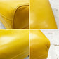 ワタリジャパン HTL Japan MUSE＆ レザーオットマン フットスツール イエロー W77cm モダンデザイン ●