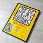 キース・ヘリング Keith Haring イベントポスター 1994年 Thalia Buchhandlung Hamburg  ドイツ 書店 ストリートアート アートフレーム 額装品 ★