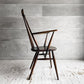 アーコール Ercol ゴールドスミス ダイニングチェア アームチェア コロニアル ハイバック エルム材 ダークブラウン UKビンテージ 英国家具 ♪