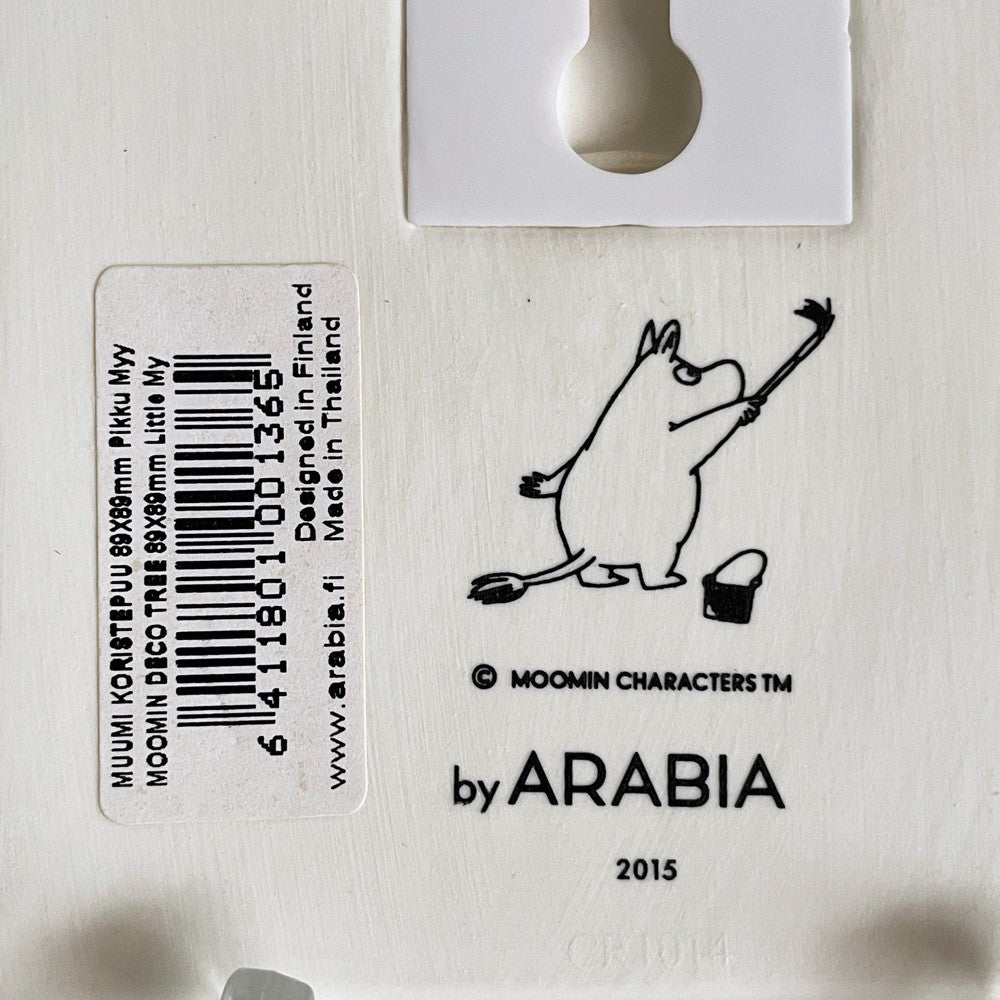 アラビア ARABIA ムーミンデコツリー MOOMIN DECO TREE 陶板 プレート リトルミィ トーベ・ヤンソン フィンランド 北欧食器 廃番 ■