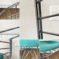 ヴィトラ vitra ワイヤーチェア Eames Wire Chair DKR5 エッフェルベース シートパッド付 ファブリック グリーン系 C&R イームズ ミッドセンチュリー ◎
