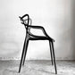 カルテル Kartell マスターズチェア Masters Chair ブラック アームチェア フィリップ・スタルク Philippe Starck イタリア 定価￥48,400- ■