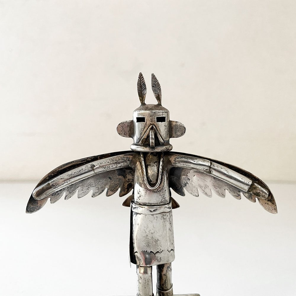 ジェフリー・カスティージョ JEFFREY CASTILLO イーグル Eagle カチナドール スターリングシルバー ナバホ族 Navajo ◎