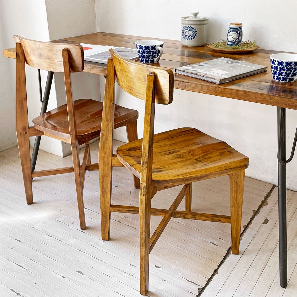 ジャーナルスタンダード journal standard Furniture j.s.F シノン ダイニングチェア CHINON CHAIR WOOD ラバーウッド材 定価￥25,300- A ★