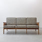 アクメファニチャー ACME Furniture ウィッカー WICKER SOFA 3P 3人掛け ソファ ハックベリー ラタン ファブリック 西海岸スタイル ●