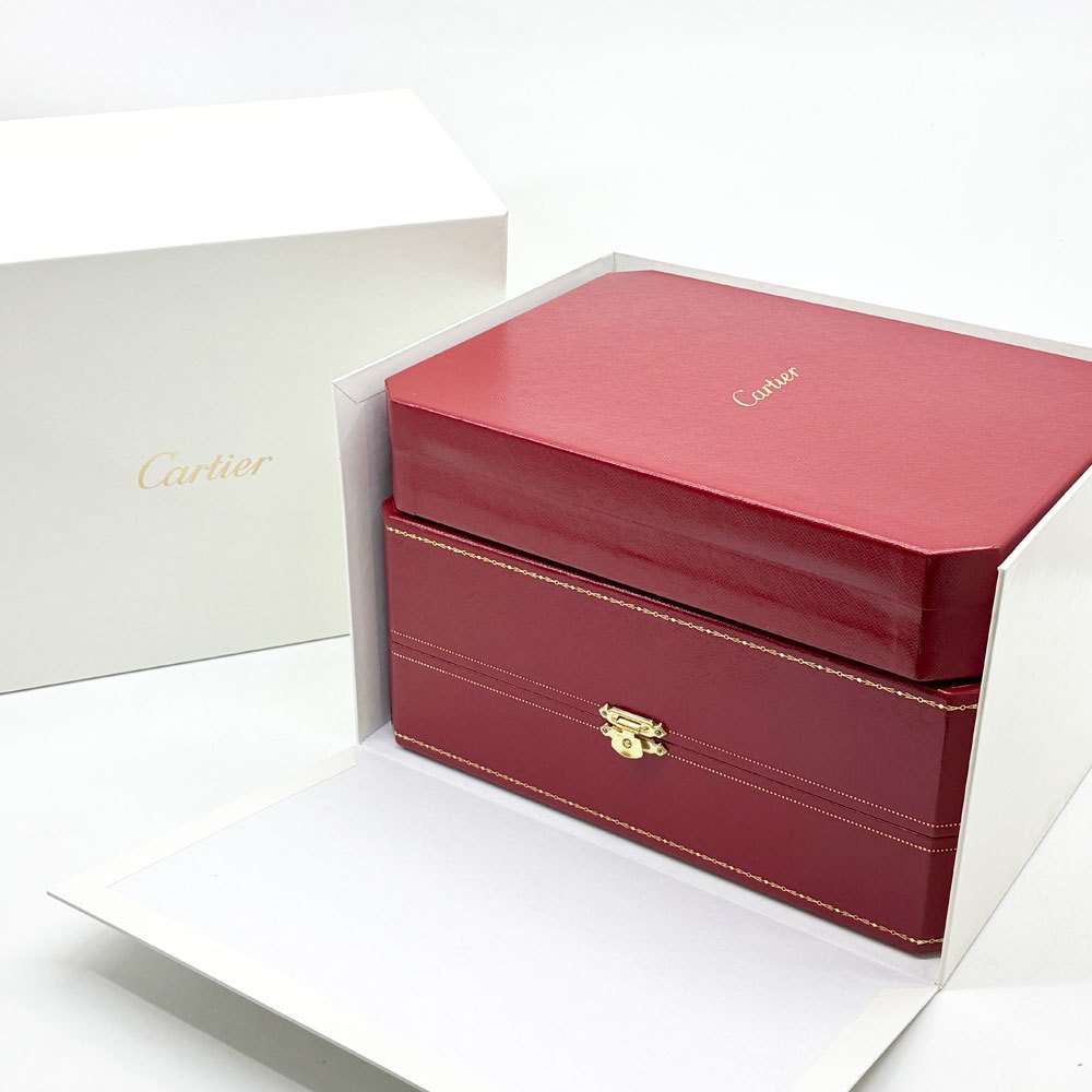 カルティエ Cartier 腕時計 ウォッチボックス ケース 純正ボックス 箱のみ ユーザーガイド付き フランス A ●