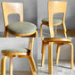 アルテック artek チェア66 CHAIR66 ダイニングチェア ナチュラルラッカー バーチ材 ファブリックシート アルヴァ・アアルト フィンランド 北欧家具 ビンテージ B ■