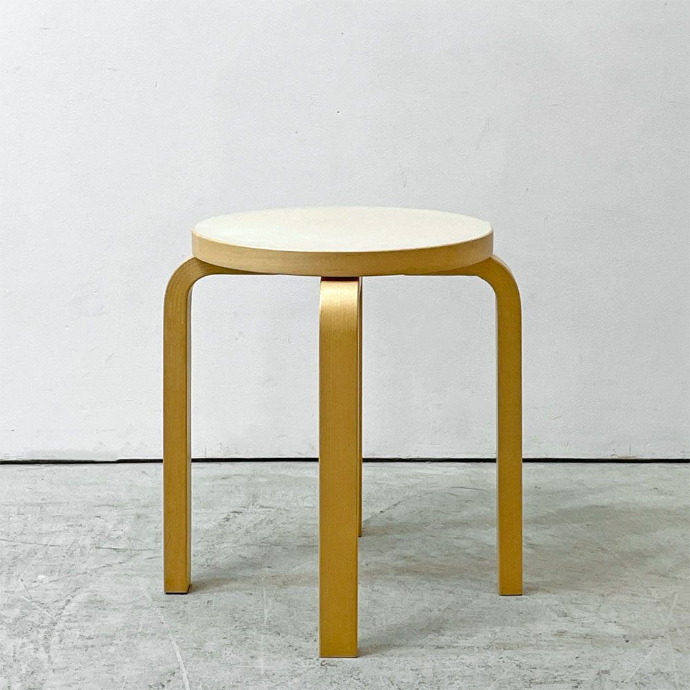 アルテック artek スツール60 Stool60 マッシュルーム リノリウム 4本脚 アルヴァ・アアルト 80th記念モデル スコープ別注 ●
