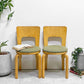 アルテック artek チェア66 CHAIR66 ダイニングチェア ナチュラルラッカー バーチ材 ファブリックシート アルヴァ・アアルト フィンランド 北欧家具 ビンテージ B ●
