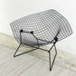 ノル Knoll ビンテージ ダイヤモンドチェア Diamond Chair ラージ ハリー ベルトイア Harry Bertoia ブラック ミッドセンチュリー 名作 ●