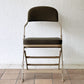 クラリン CLARIN フォールディングチェア FULL CUSHION FOLDING CHAIR フルクッション モスグリーン 折りたたみ アメリカ製 P.F.S.取扱 定価￥33,000- ◇