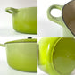 ルクルーゼ LE CREUSET ココットロンド 両手鍋 フルーツグリーン 22cm 鋳物 フランス ★