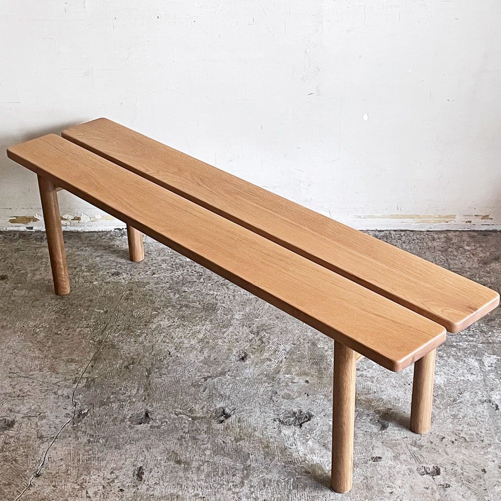 イデー IDEE ディモンシュ DIMANCHE ベンチ ディスプレイボード W140cm オーク材 シンプル ナチュラル ■