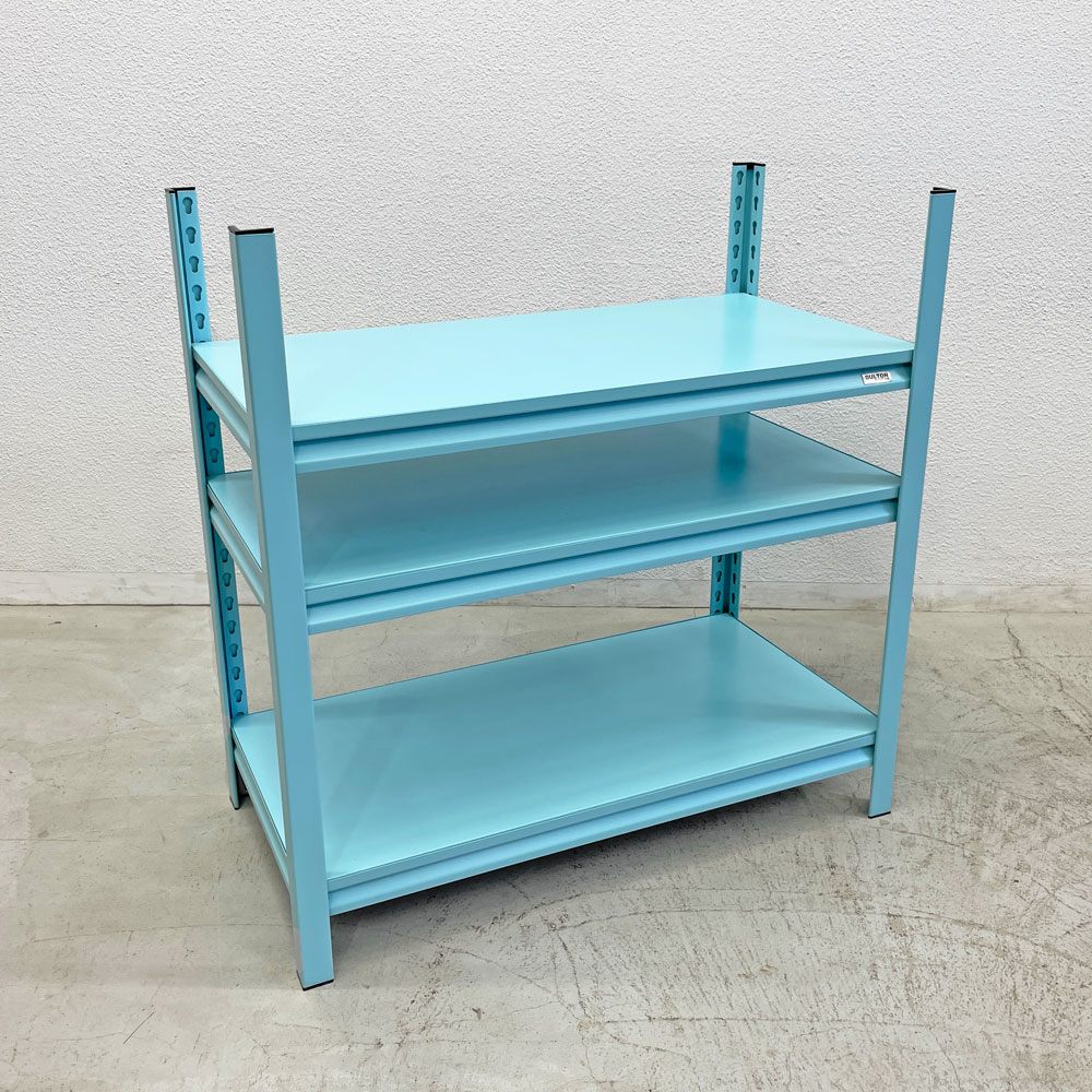 ダルトン DULTON スチール シェルフ 3 レイヤー STEEL SHELF 3 LAYER サックスブルー SAX BLUE 定価19,800円 〓