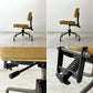 トラックファニチャー TRUCK FURNITURE デスクワークチェア DESKWORK CHAIR アームレス 本革 スタッズ スチールフレーム 昇降機能付 キャスター付 定価￥140,800- ●