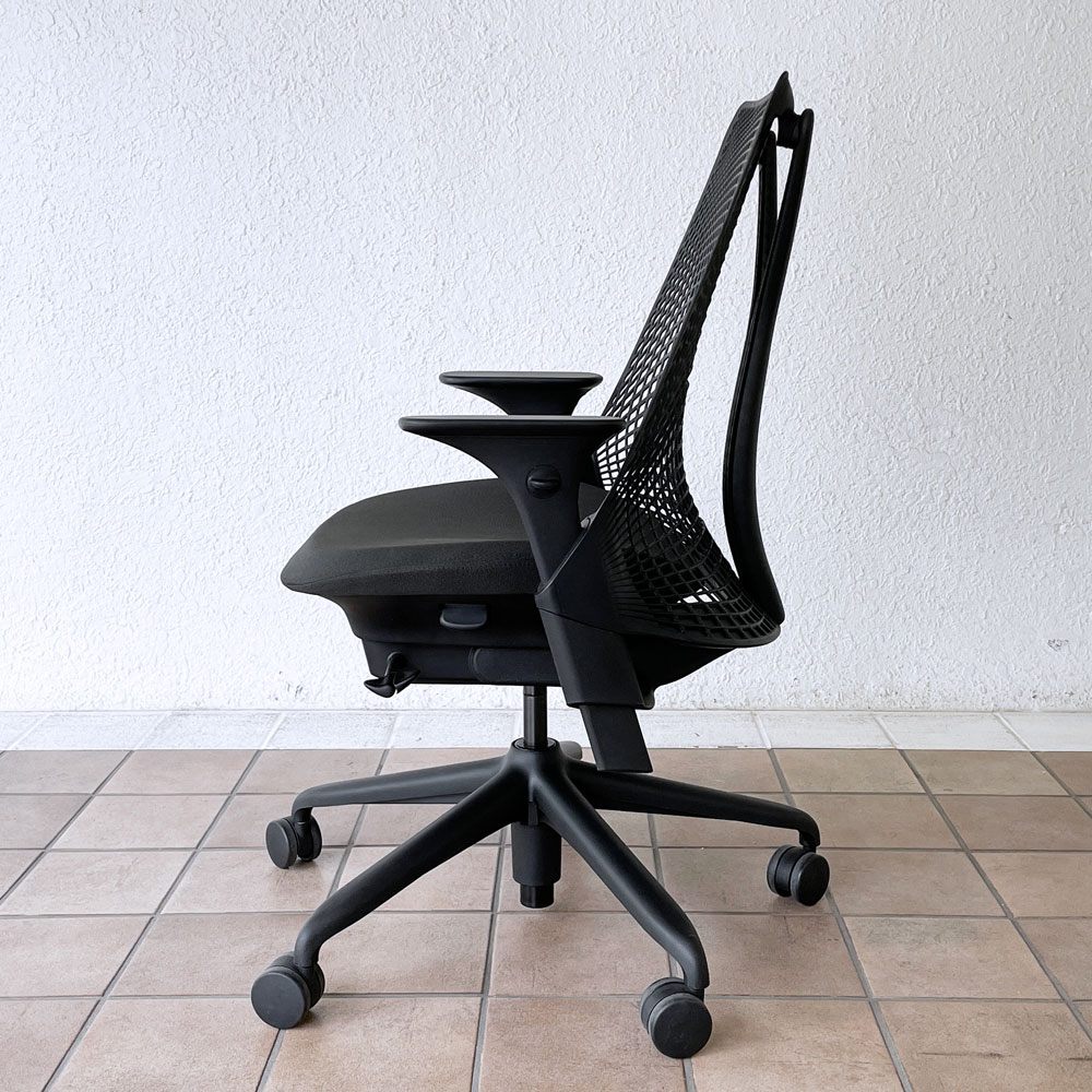 ハーマンミラー Herman Miller セイルチェア SAYL Chair デスクチェア イヴ・ベアール ブラック ◇