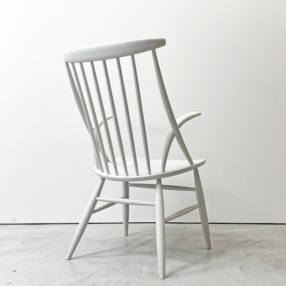 アイラーセン Eilersen IW2 CHAIR スポークバックチェア イージーチェア ホワイト ビーチ材 アイラーセン120周年 アクタス100脚限定 イルム・ヴィッケルソー 北欧 デンマーク ●