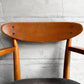 アクメファニチャー ACME Furniture トラッセル アームチェア TRESTLES ARM CHAIR ダイニングチェア ウォールナット ファブリックシート USビンテージスタイル 現状品 ♪