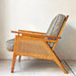 アクメファニチャー ACME Furniture ウィッカー WICKER ラウンジチェア 1Pソファ ハックベリー ラタン グレー USビンテージスタイル 定価83,600円 ★