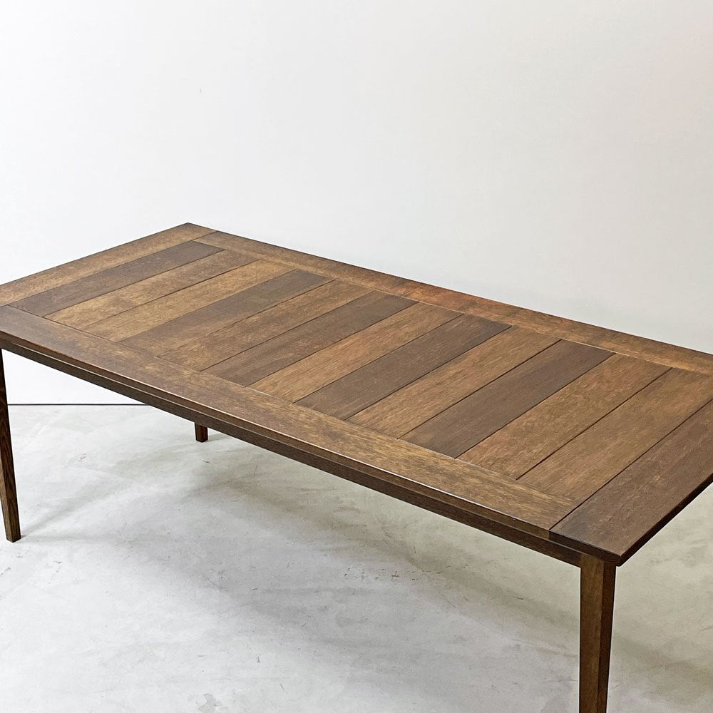 スタンダードトレード STANDARD TRADE DNT-02B ダイニングテーブル オーク無垢材 W200cm セミオーダー品 ●
