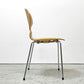 フリッツハンセン Fritz Hansen アントチェア 4本脚 ナチュラルビーチ ラッカー アルネ・ヤコブセン 北欧家具 H ●