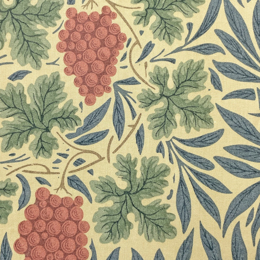 サンダーソン Sanderson ヴァイン Vine ベージュ ファブリック 生地 120x143cm ウィリアムモリス William Morris ●