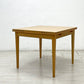 無印良品 MUJI エクステンション ダイニングテーブル 伸長式 オーク材 W85cm ナチュラル 廃番 ●