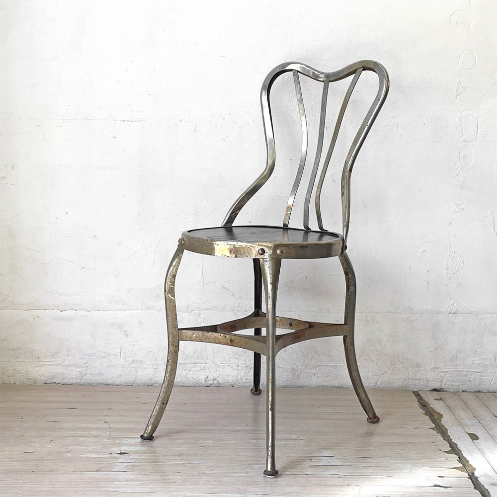 USビンテージ トレド Toledo パーラーチェア カフェチェア インダストリアル 工業系 ミッドセンチュリー デザイン UHL Art Steel B ★