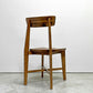 ジャーナルスタンダードファニチャー j.s.F シノン ダイニングチェア CHINON CHAIR WOOD ラバーウッド材 板座 座繰り ●